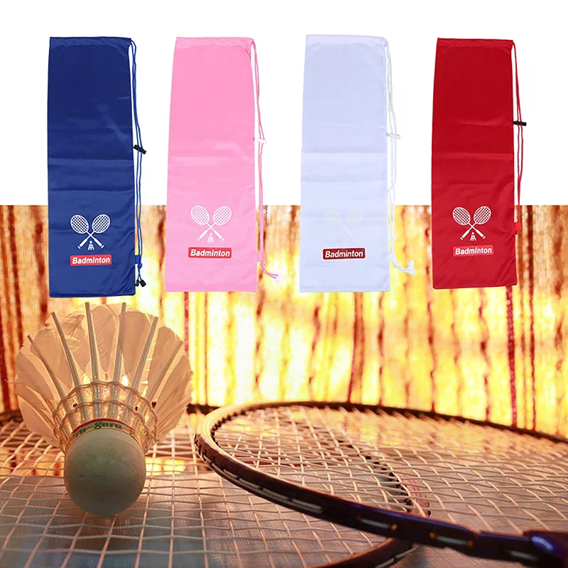 1 قطعة مضارب كرة الريشة سماكة حقيبة مضرب الحقيبة ارتداء مقاومة سعة كبيرة مقاومة للأوساخ الرباط الجيب