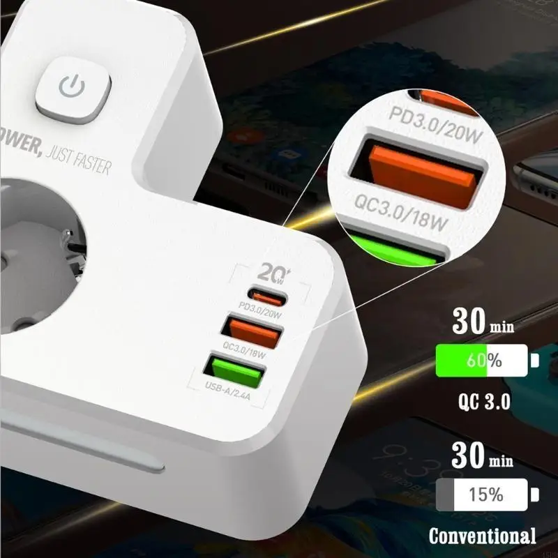 3 Usb Port Independ…