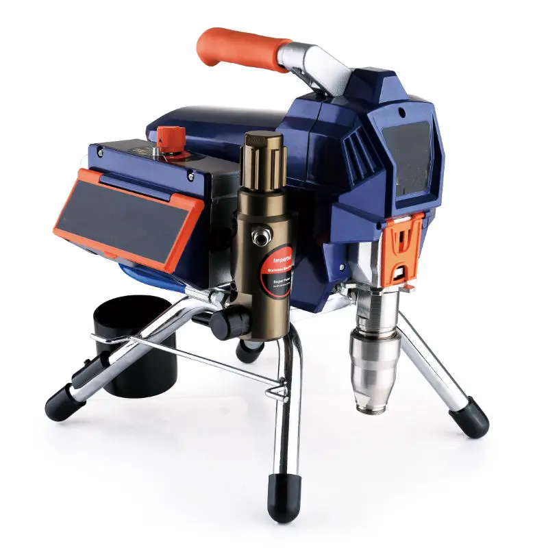 HotHQ-595A 2200W Electric Airless Paint Spray Gun DIY Industrial Grade 220V for Latex & Paint Pressure Feed Type