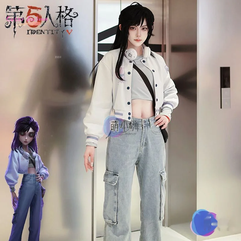 Coser Spiel Identität V Evelyn Mora Cosplay Kostüm Uniform Halloween Karneval Party Weihnachten Spielen Rolle Kleidung Kleidung