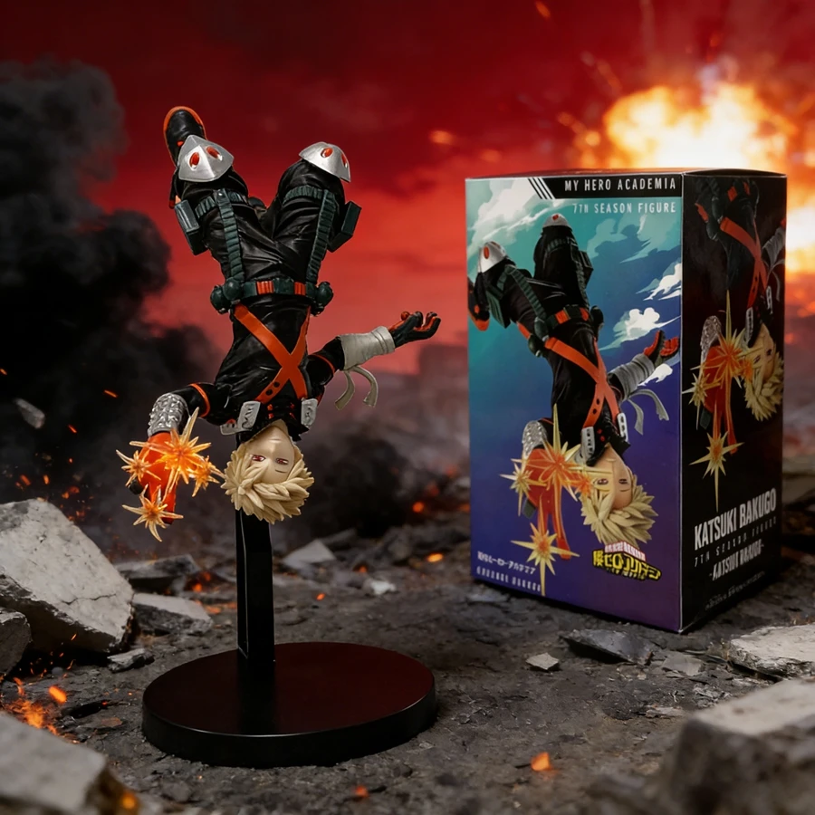 22cm Boku no Hero Academia figura de Anime Bakugo Katsuki figura de acción Midoriya Izuku/All Might estatuilla PVC colección modelo Juguetes