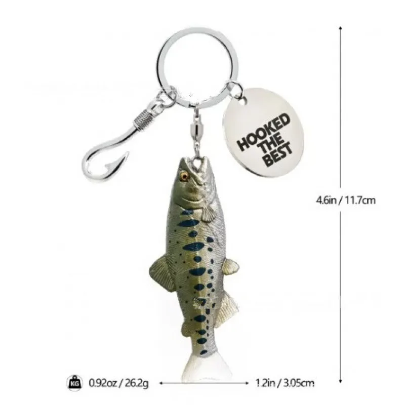 Simulation Fish Keychain, Marine Animal Pendant Gift