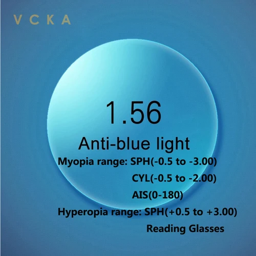 Imagen 2 del producto VCKA-gafas asféricas de resina para miopía, hipermetropía, presbicia, óptica, serie graduada, 1,56, 1,61, 1,67, 1,74, CR-39