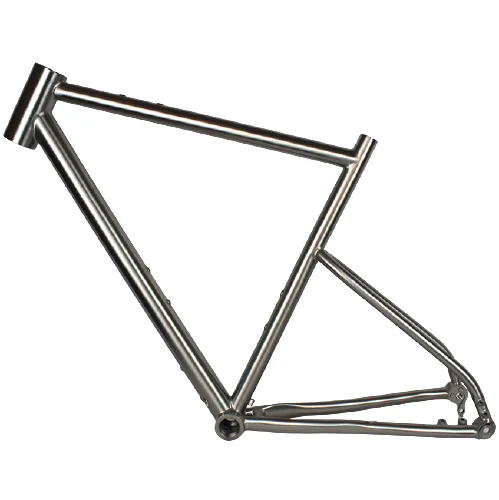 

titanium bicycle frames custom Ti gravel bike frames thru axle dropout titanium gravel bike frames 700C