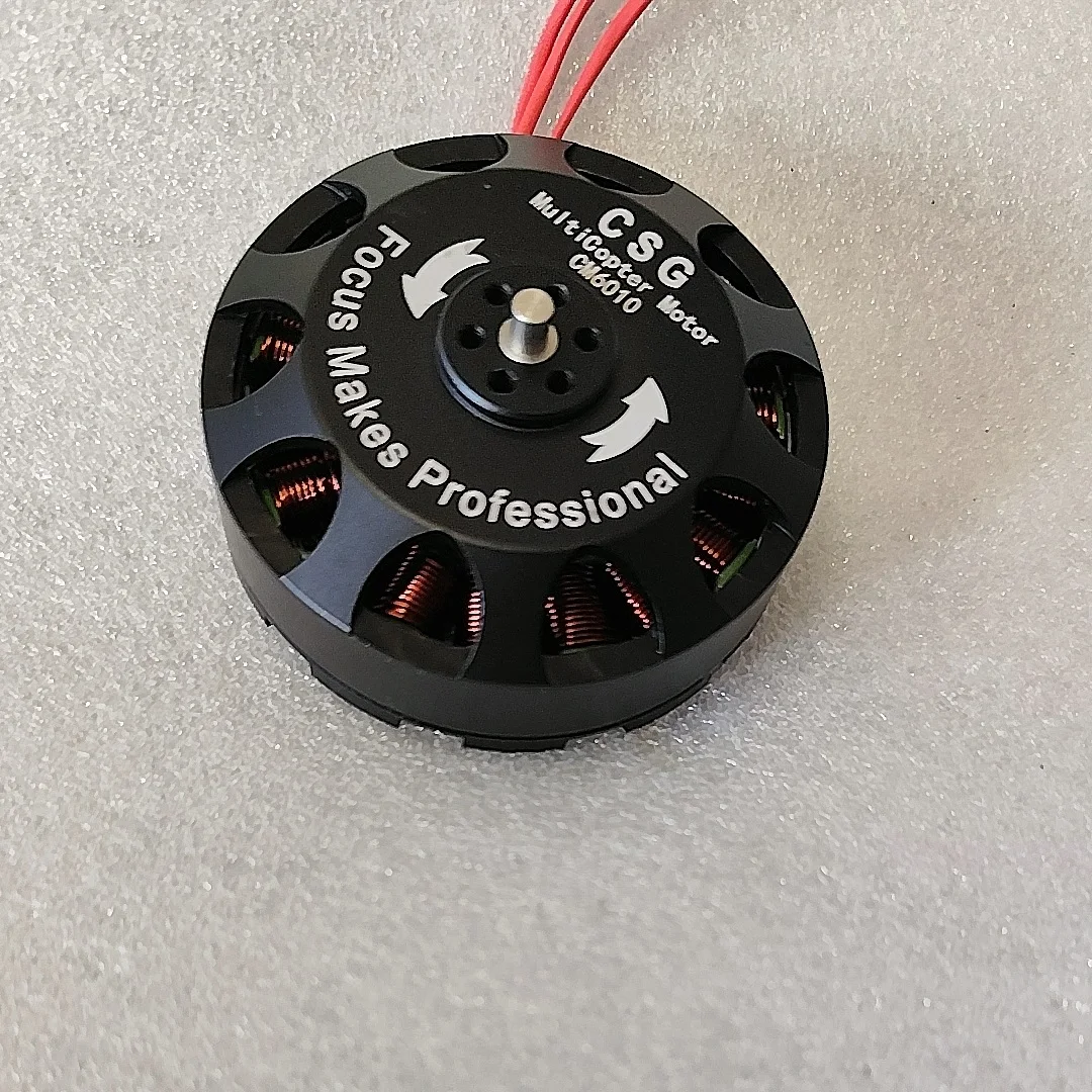 มอเตอร์ไร้แปรงถ่านรุ่นใหม่ 6010 320KV สำหรับมัลติคอปเตอร์ ใช้กับแบตเตอรี่ 6S สำหรับเครื่องยนต์ป้องกันพืชผล ประสิทธิภาพสูง เกรดการบิน