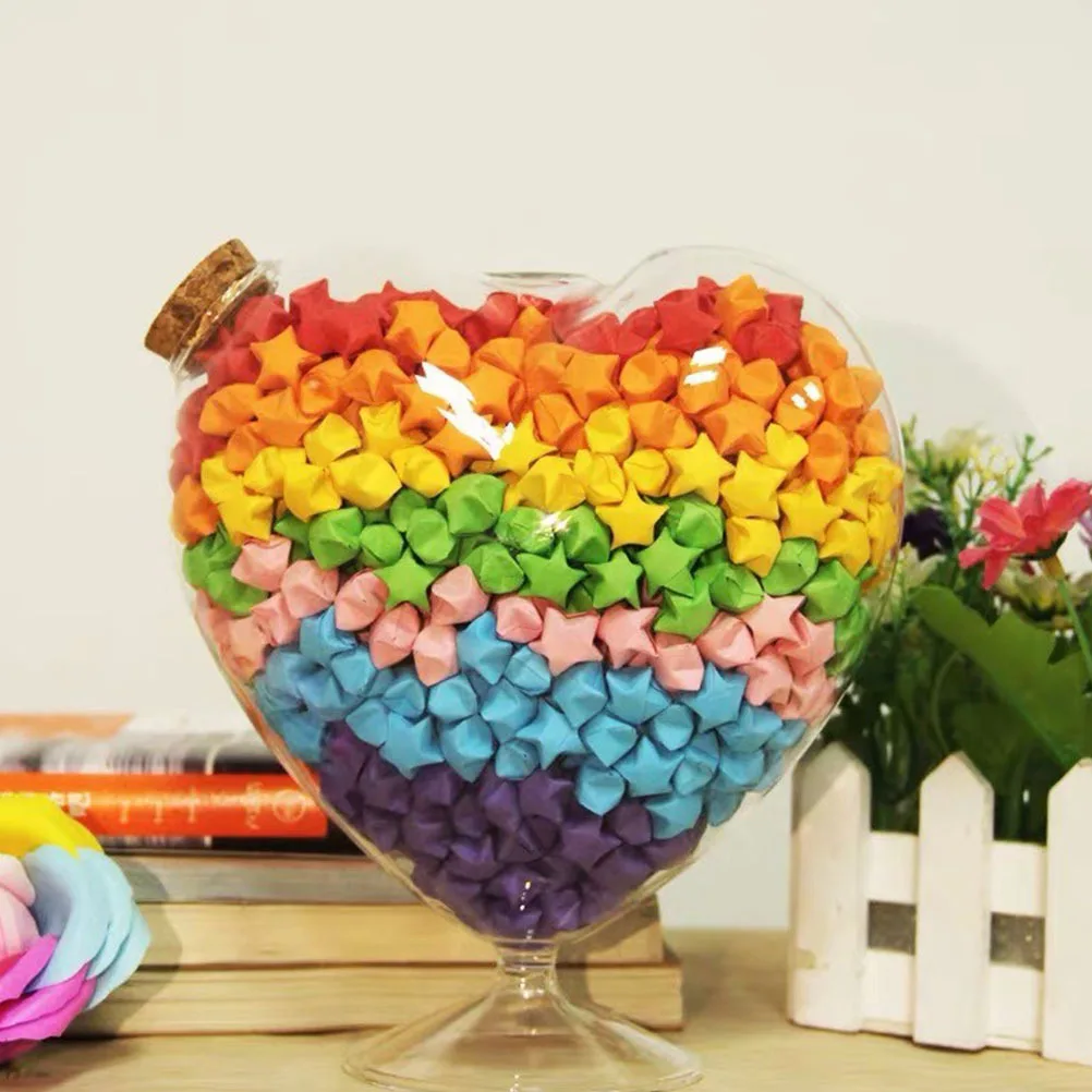 

Heart Shaped Glass Candy Jar Transparent Storage Container For Sweets Cookies Jam Cork Stopper Kitchen Pantry Decor Dried
