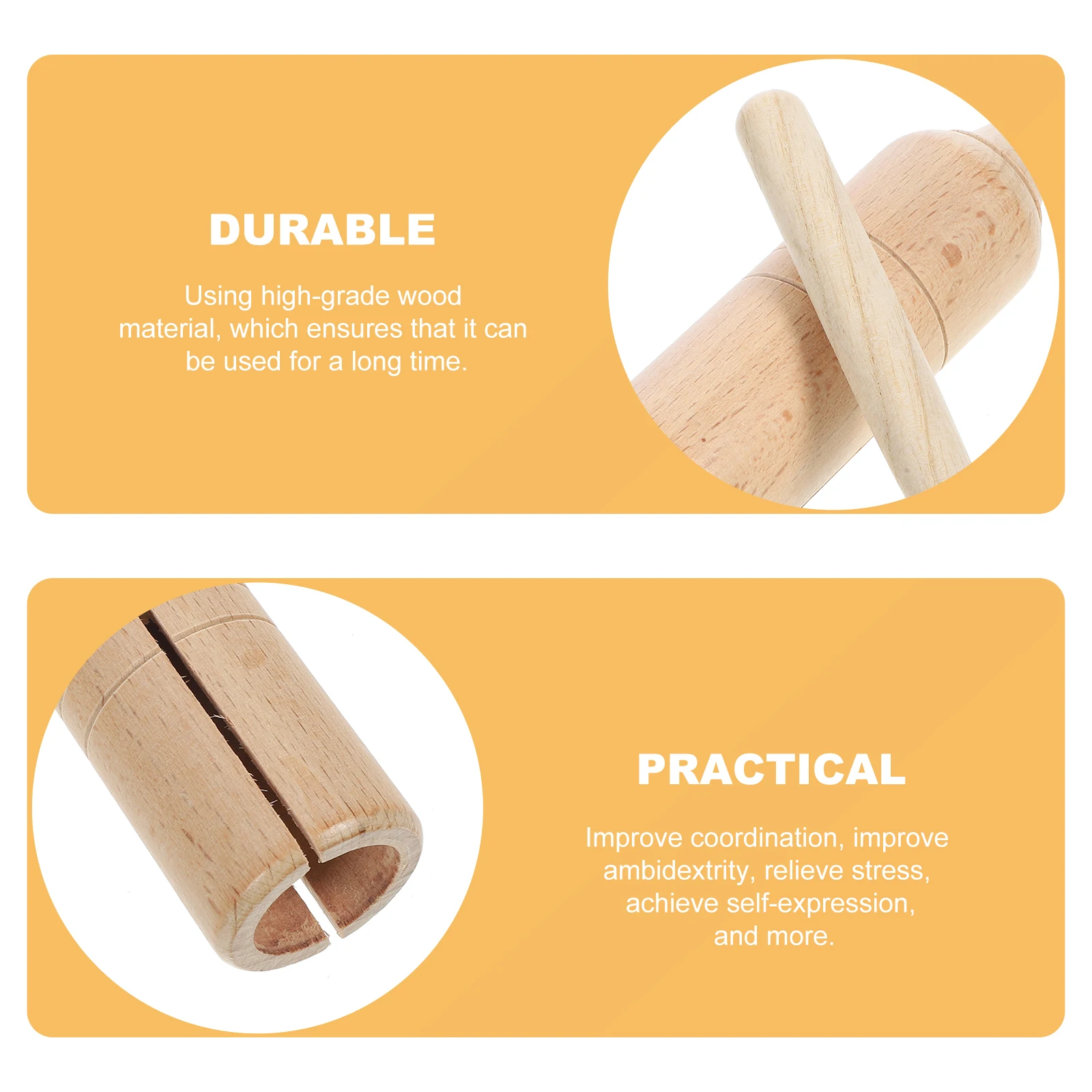 

1 set 1 Set Kids Musical Percussion Guiro Toddler Wood Instrument Educational Brain Development Baby Wood Guiro Toddler Musical