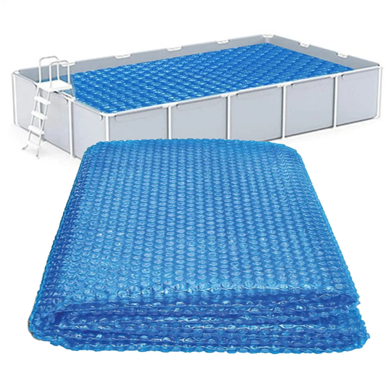 Bubble Pool Cover Rectangular Heavy Duty Protection Swimming Pool Insulating Cover Solar Pool Covers Rectangular Dustproof Film