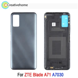 Rear Cover For ZTE Blade A71 A7030 Battery Back Cover with Logo Repair Spare Part