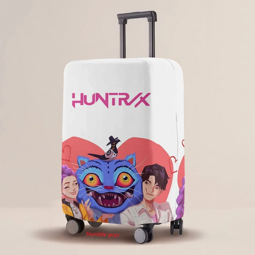 

Cartoon Luggage Protective Cover Kpop Demon Hunters Elastic Multi-Size Case Fits 20-30 Inch Travel Suitcase​