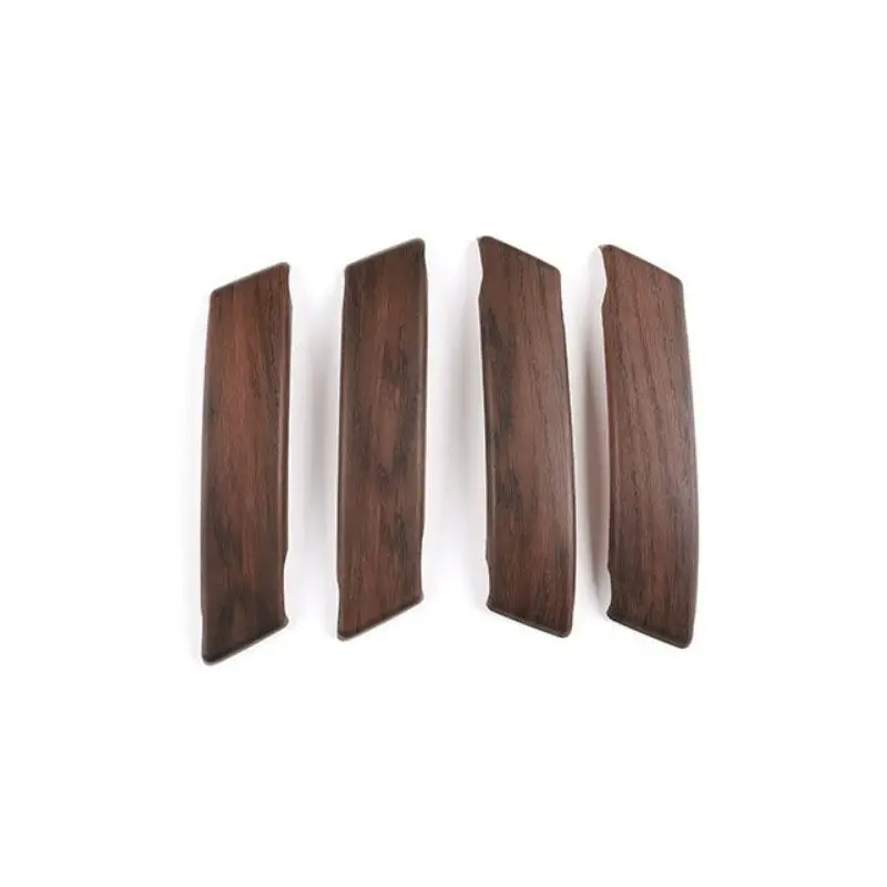 ABS Wood Texture Car Accessories Interior Door Handles Panel Pull Cover Trim For Land Rover Discovery Sport 2020 2021 2022