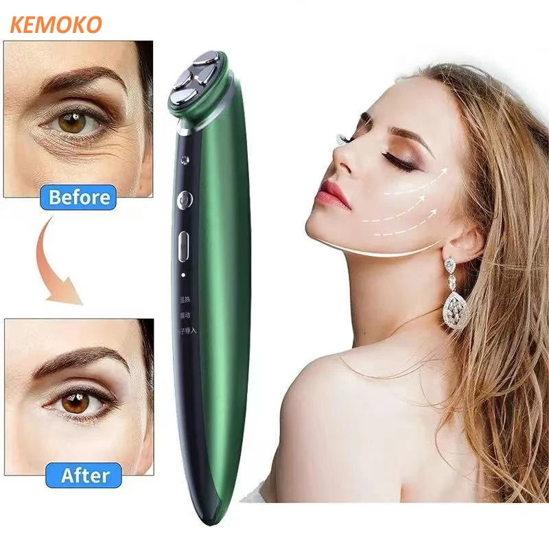 HUFI Eye Face Massager Trillingen Verwarmde gezichtsmassage Wand Pen Schoonheidsapparaat Huidverzorging Schoonheidstools Oogmassage Huidverstrakking