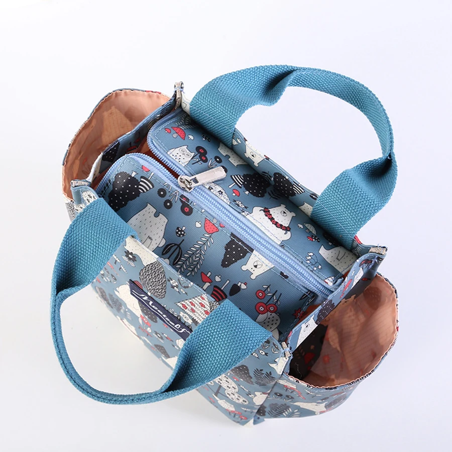 New Oxford fabric large-sized lunch box, lunch box bag, handbag, large-capacity zipper bag view 5