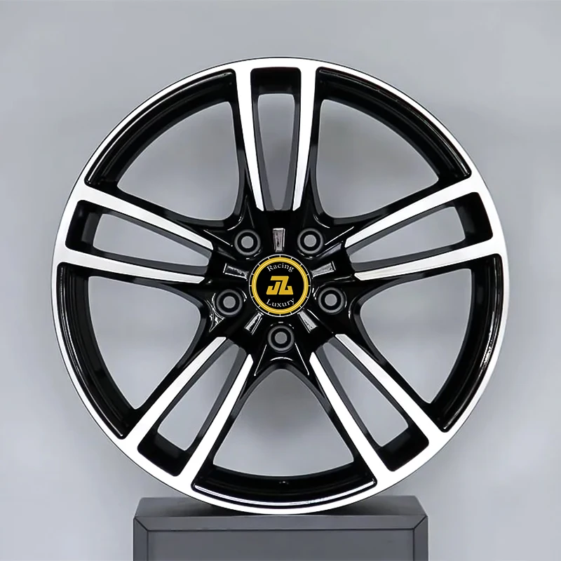 Jiangzao Forged Automobile Wheel deep lip black alloy 5x112 5x120 5x114.3 17 18 19 20 21 22 23 24 inch car wheel rim