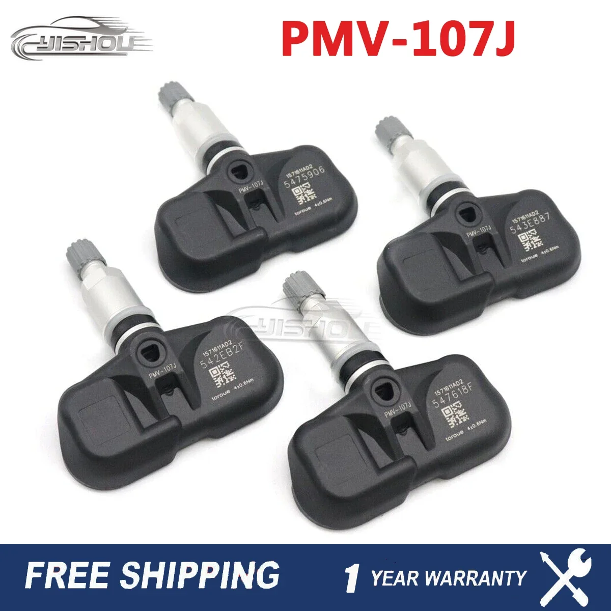 TPMS Tire Pressure Sensor PMV-107J For Toyota Camry Corolla Prius Highlander Lexus CT200h ES350 GS300 GS350 42607-33011 315MHz