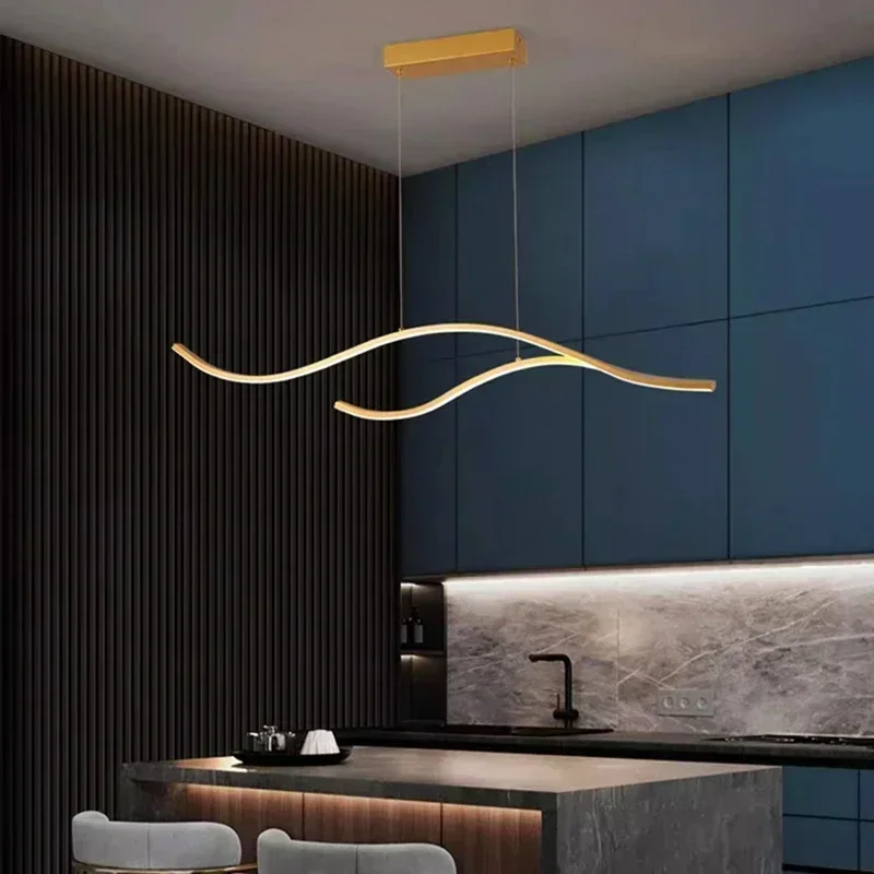 

Скандинавский прямоугольный светодиодный подвесной светильник, подходящий для обеденных столов, кухонь, островов, баров, счетчиков, люстра, подвесное освещение для дома