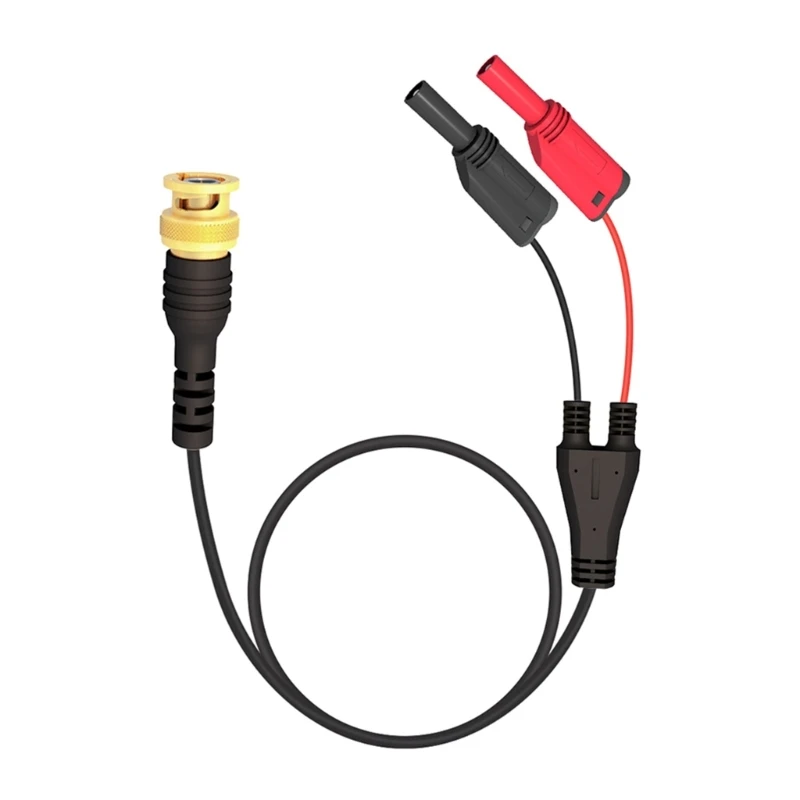 Auto Test Leads- Coaxial Cable BNC to Banana Head Adapter Cable Male to Dual- Banana Plug & Socket Jumper- Cable 120cm Dropship