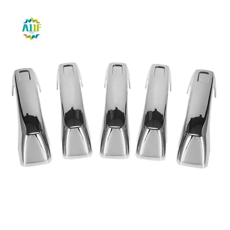 

A11F-5PCS Car Front & Rear Door Handle Cover Trim For Hummer H3 H3T 2006-2010 Exterior Door Chrome Handle Bezel