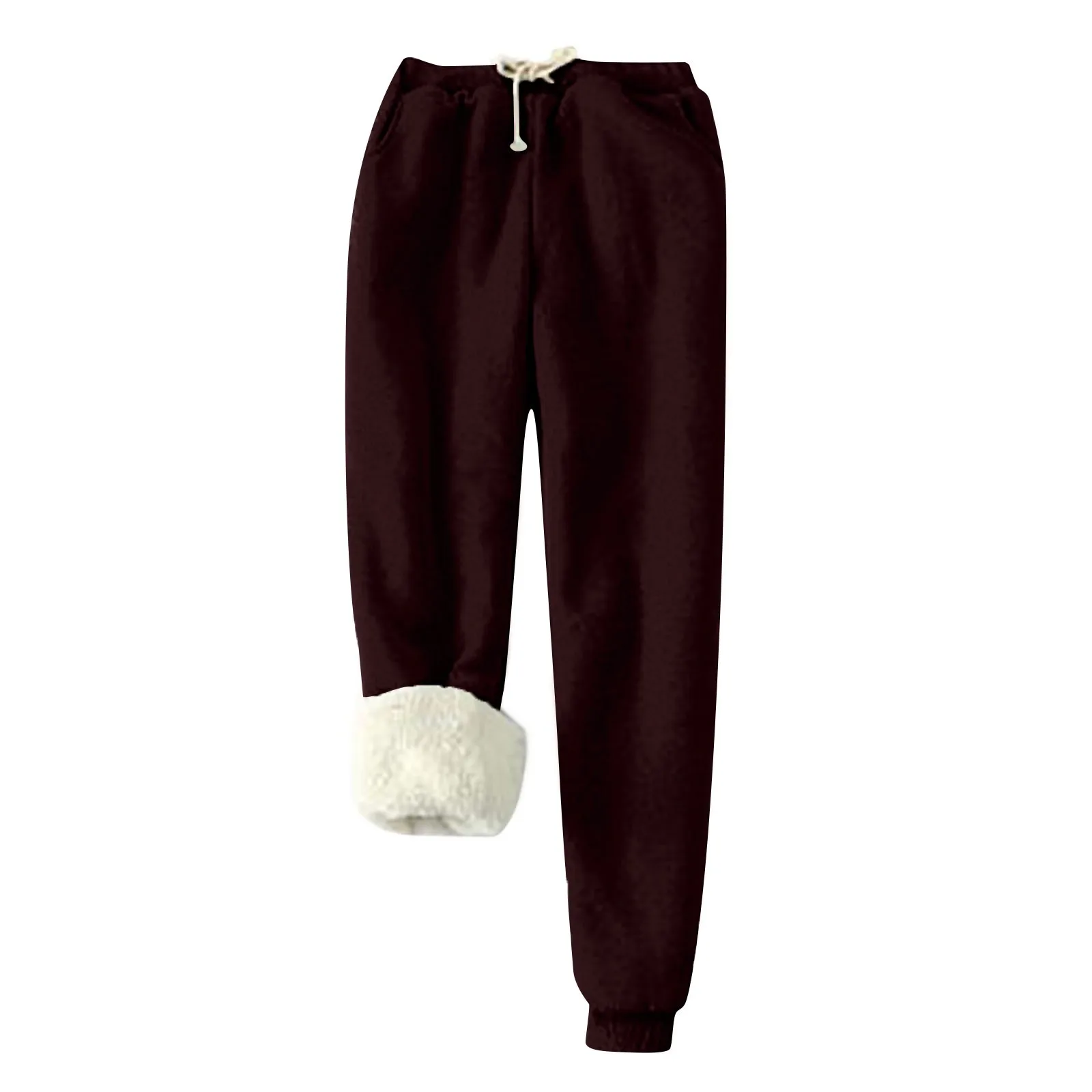 men Trousers Winter Lamb Fur Cashmere Sports Pants men Casual Thicken Warm Pants Harem Pants Lined Fleece Autumn Sweatpants