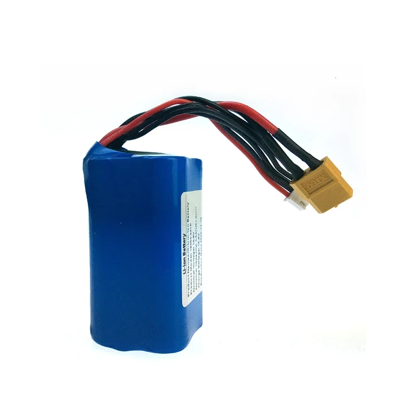 Batterie Rechargeable 4S1P, 14.8V, 3500mAh, 35Ah, 8Wh, pour Divers Avions RC, Quadrirotor, avec Connecteur XH2.54 + Count60