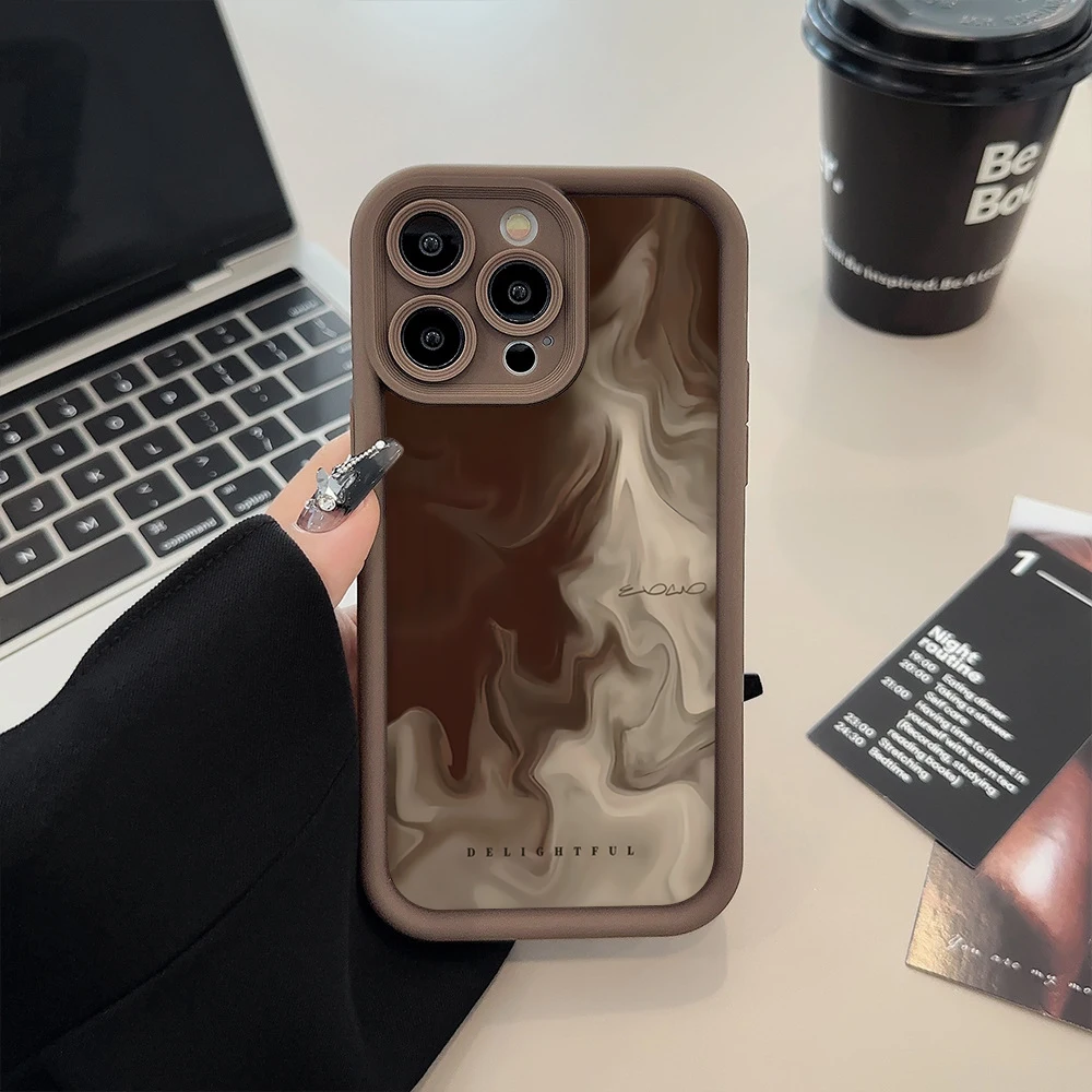 

Watercolor soft silicone phone case suitable for iPhone 16 15 14 13 12 11 Pro Max X XR XS Max 7 8 16 Plus SE 2022 15 16 14 Pro