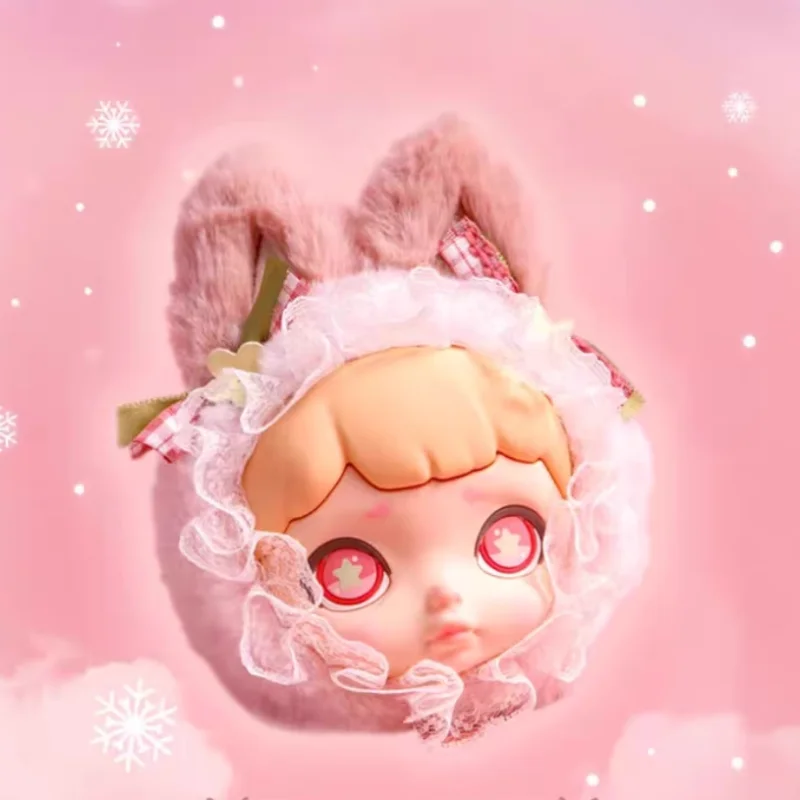 Original Hot Laura Warm Winter Tea Party Series Earphone Bag Vinyl Pendant Blind Box Caja Ciega Action Toy Figure Girls Gift