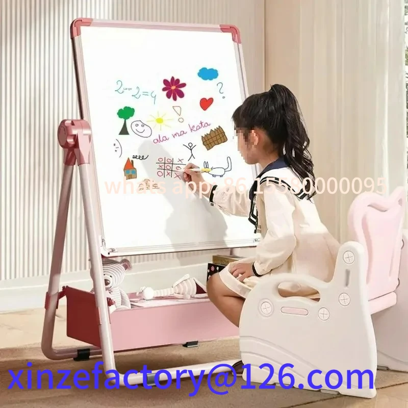

Customizable Double-Sided Teaching Blackboard Magnetic Stand Erasable Whiteboard