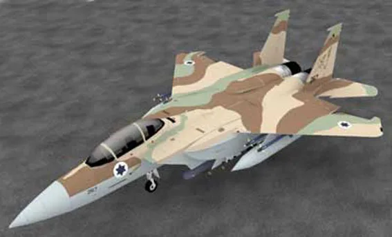 3D Paper Model Fighter F-15 Aircraft Airplane DIY Puzzle Toy