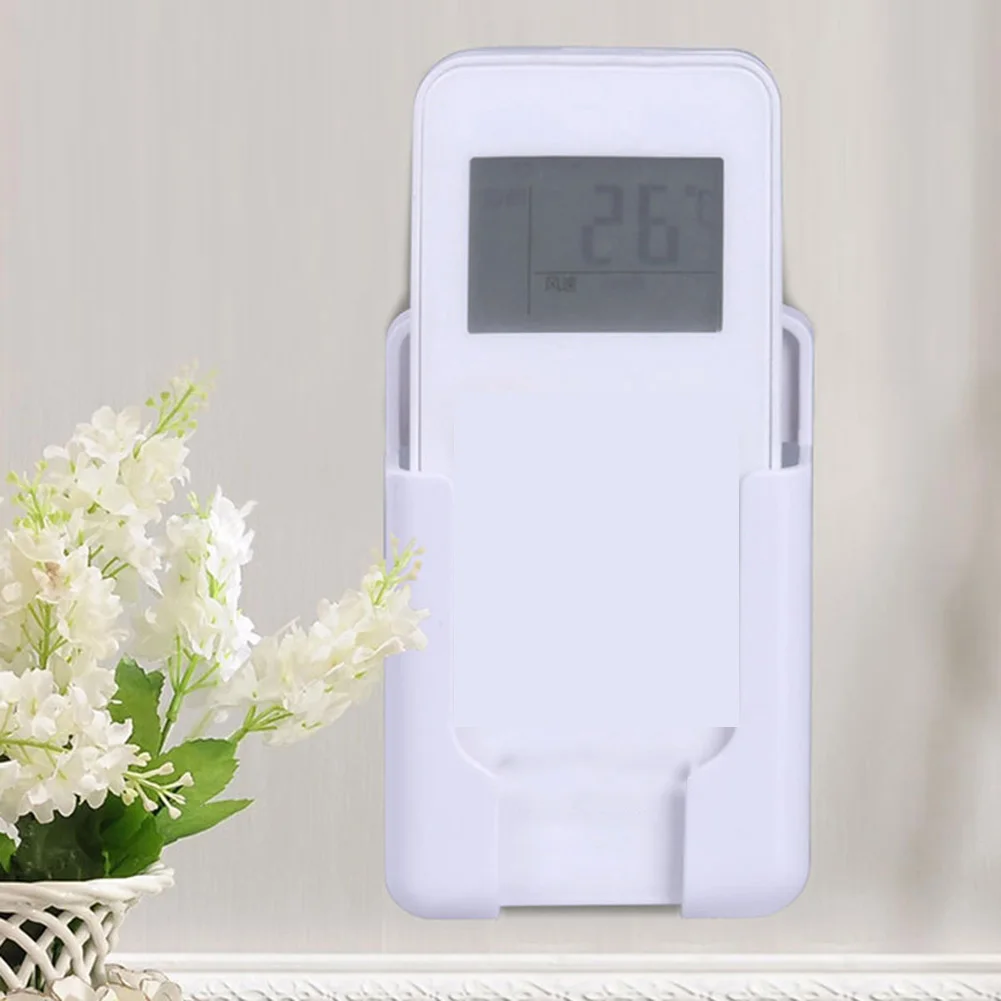 

Набор из 2 настенных держателей для пультов ДУ телевизора, стереосистемы, кондиционера с использованием прочной двусторонней клейкой ленты