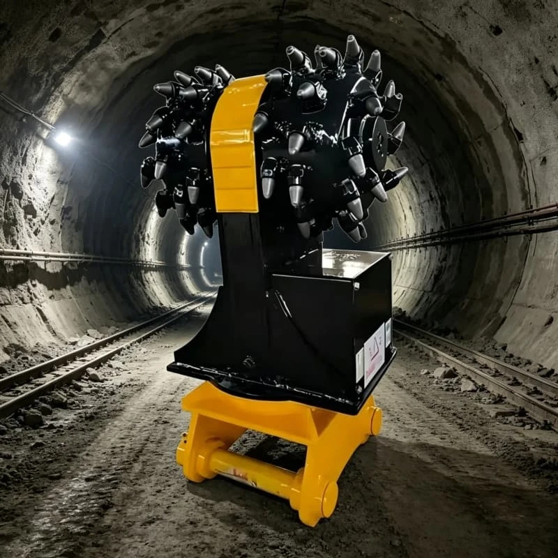 Road Milling Drum Hydraulic Milling Cutter for Excavator Asphalt Concrete  Surface Mining for Rock Concrete Milling Trenching