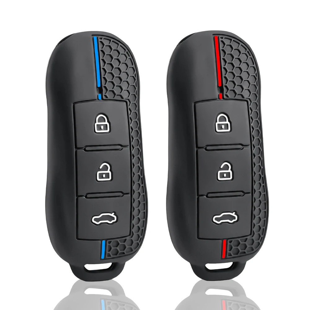 For DFSK Fengon 7 IX5 IX7 Dongfeng Glory 580 560 1PCS 3 Button Silicone Car Keyless Remote Key