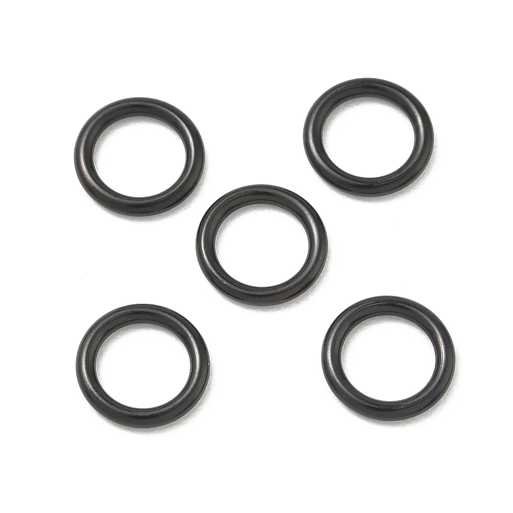 PandaHall 100 Stück IP-beschichtete 304 Edelstahl Vollständig Geschlossene Biegeringe, Verschiedene Größen 4-12mm für DIY Halsketten-Schmuckherstellung – Detail 3