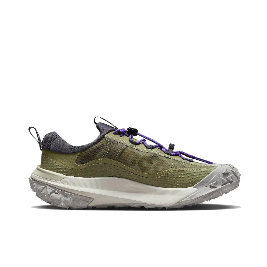 Nike ACG Mountain Fly 2 LOW Men's and Women's Sneakers Waterproof Breathable Trail Shoes Comfortable and wearable Green