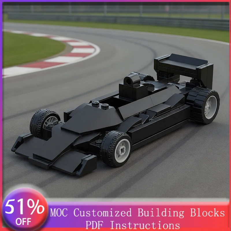 

Набор из 159 деталей: Мини-модель гоночного автомобиля (черный), модульный конструктор MOC, простые технологии, креативный дизайн, DIY, игрушка-конструктор для мальчиков, подарок