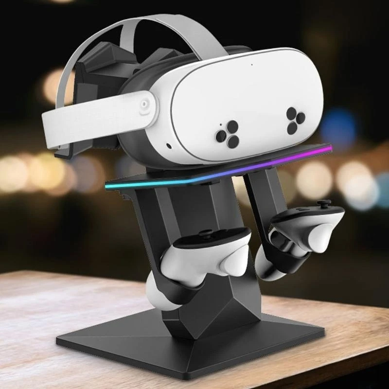 

Fast Charging Station 18W Vertical Charging Stand Base for 3s VR Headset Portable Headset Charging Dock 896C