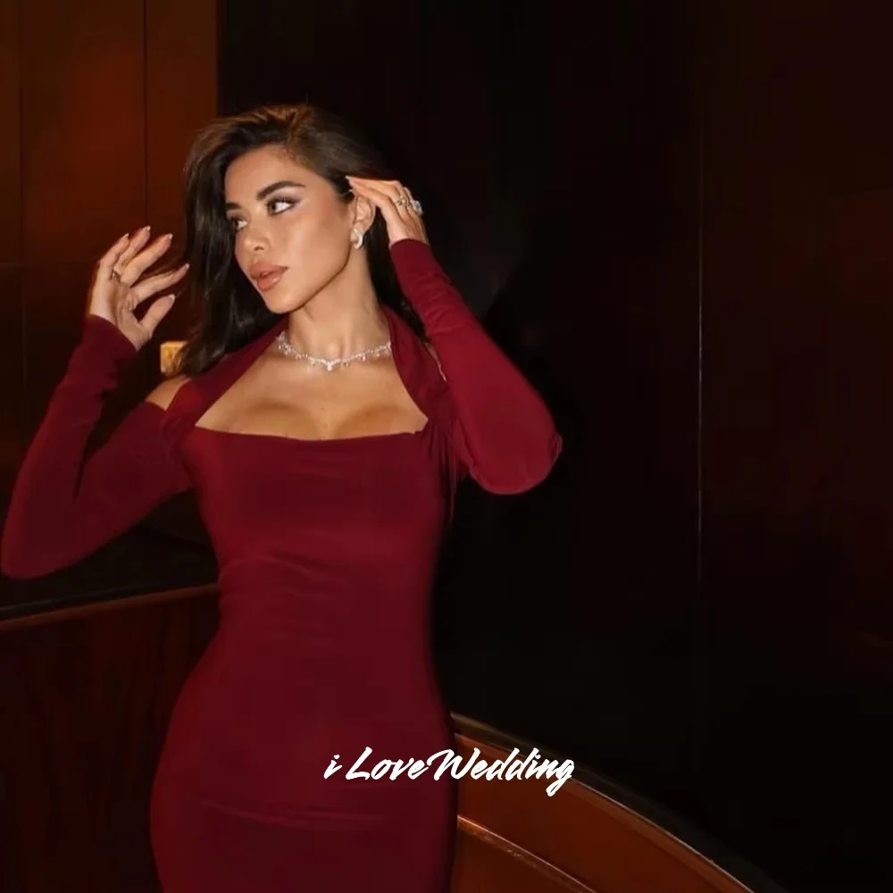 فساتين سهرة رسن أحمر 2025 ساتان كم طويل حورية البحر طول الأرض بدون حمالات مثير مطوي فساتين حفلات الزفاف حسب الطلب #5