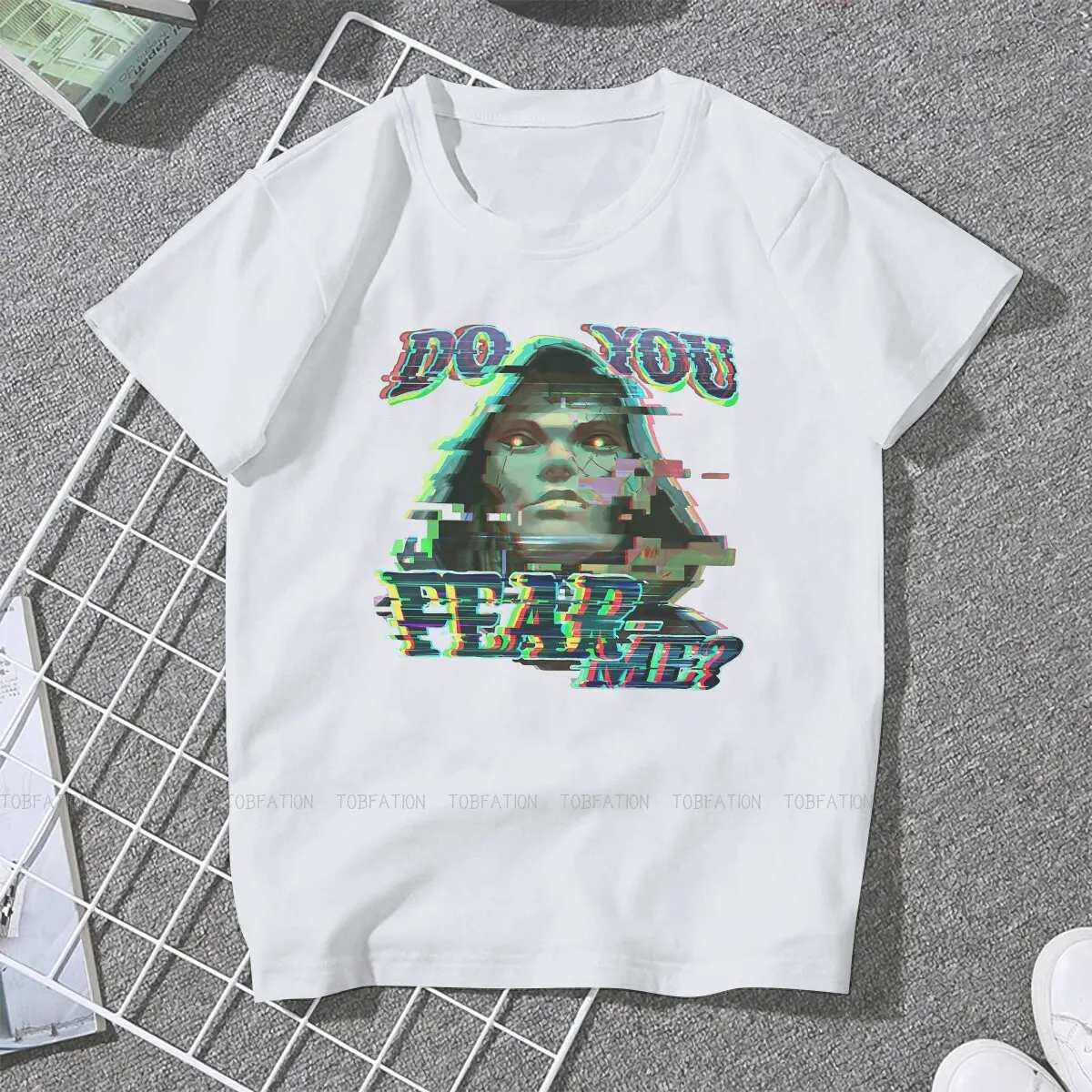 Holosprays Ash Do You Fear Me Fashion TShirts Apex legends Star Warrior Game Female Pure Cotton 4XL T Shirt O Neck Big Size