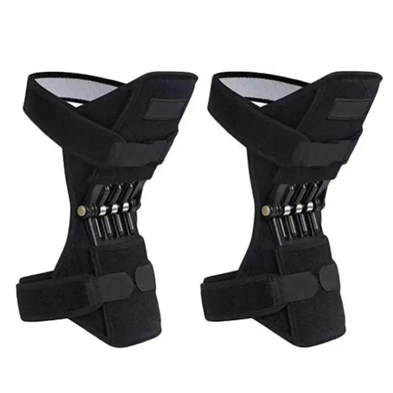 Sport Joint Patella Power Lift Knee Braces Elderly Walking Support Protect Fixed Booster Breathable Rebound Spring Knee New