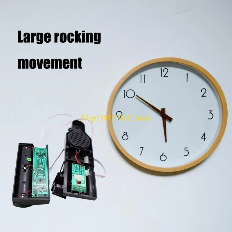 C4DF Battery Operated Chimes Music Box Wall Clock Movement Mechanism Replacement Kits