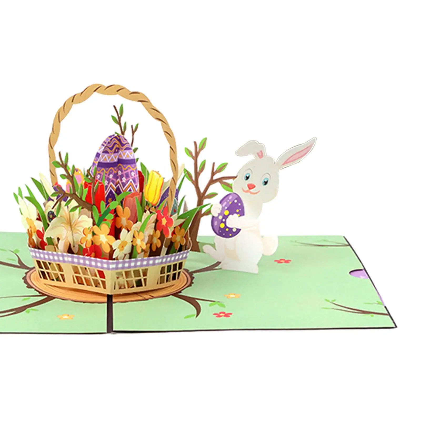 Biglietto d'auguri di Pasqua Biglietto di compleanno Biglietti popup di buona Pasqua per eventi pasquali