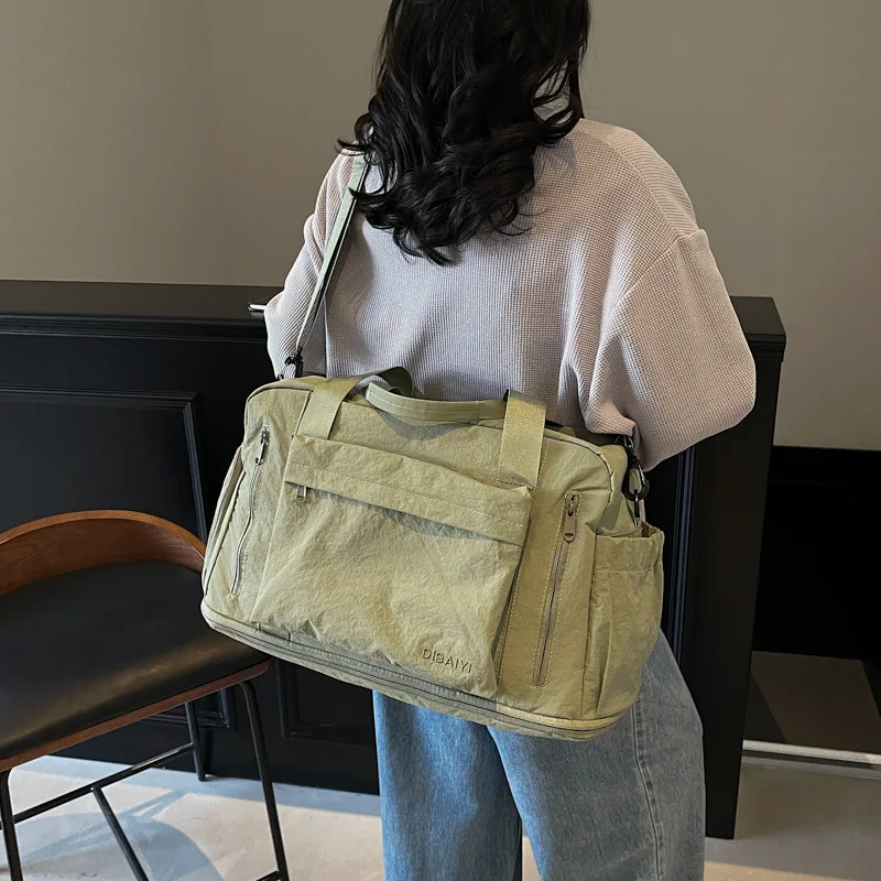 

Large Capacity Waterproof Travel Bag Fitness Outdoor Storage Portable Shoulder Bag Durable Lightweight Gym Sports Luggage Bag