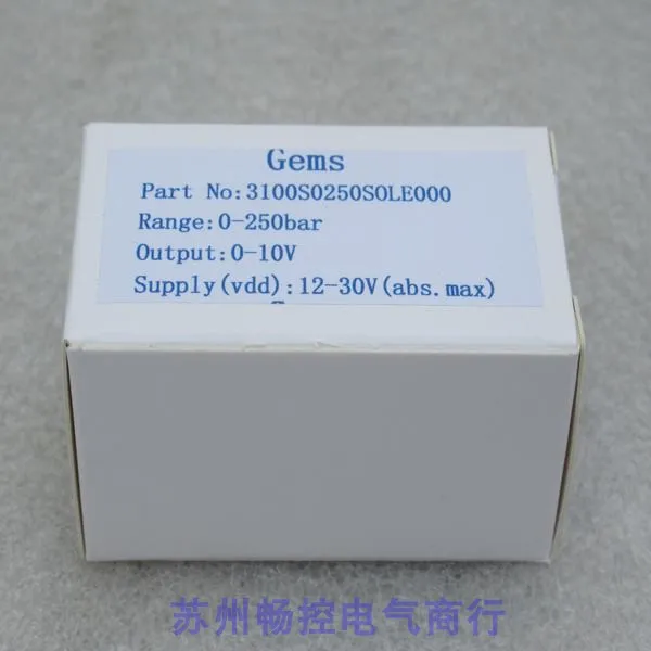 Brand-new GEMS Jiemai 3100 Series Pressure Switch 3100S0250S0LE000 Spot 0-250bar