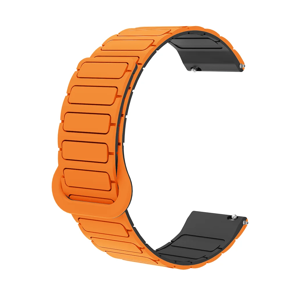 

22mm Magnetic Loop Strap For OPPO Watch X Armor Style Waterproof Silicone Quick Release Replacement Sport Smart Band Man Woman