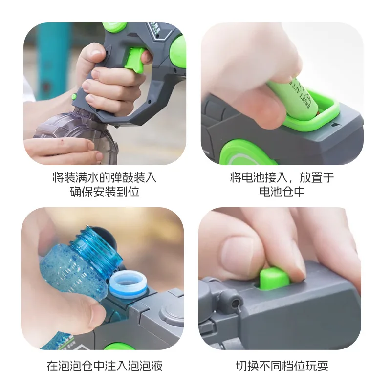Pistola de água brinquedos infantis, dupla função, três modos, grande capacidade, artefato de batalha de água, novo equipamento de festival de respingos de água