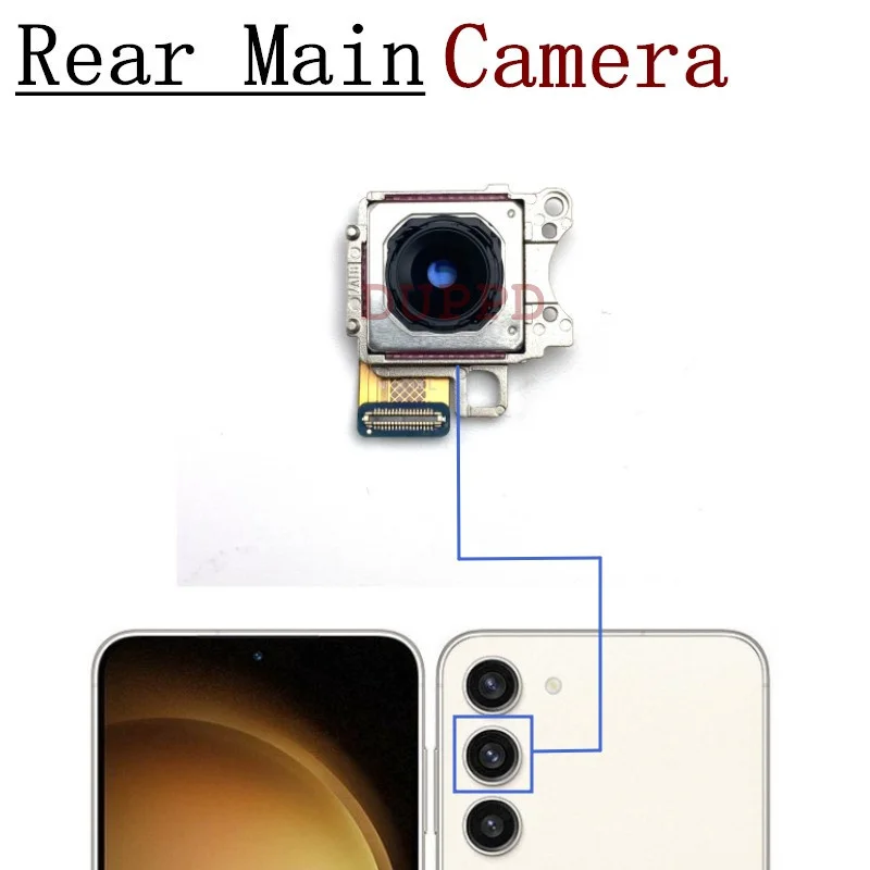 Rear Front Camera For Samsung Galaxy S23 5G S911 SM-S911E S911B S911U Frontal Selfie Back Backside Camera Module Spare