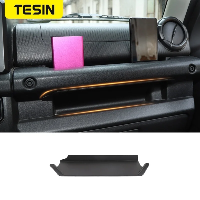 TESIN Stowing Tidying Car Copilot Armrest Handle Storage Box Partition Accessories for Suzuki Jimny 2019 2020 2021 2022 JB74