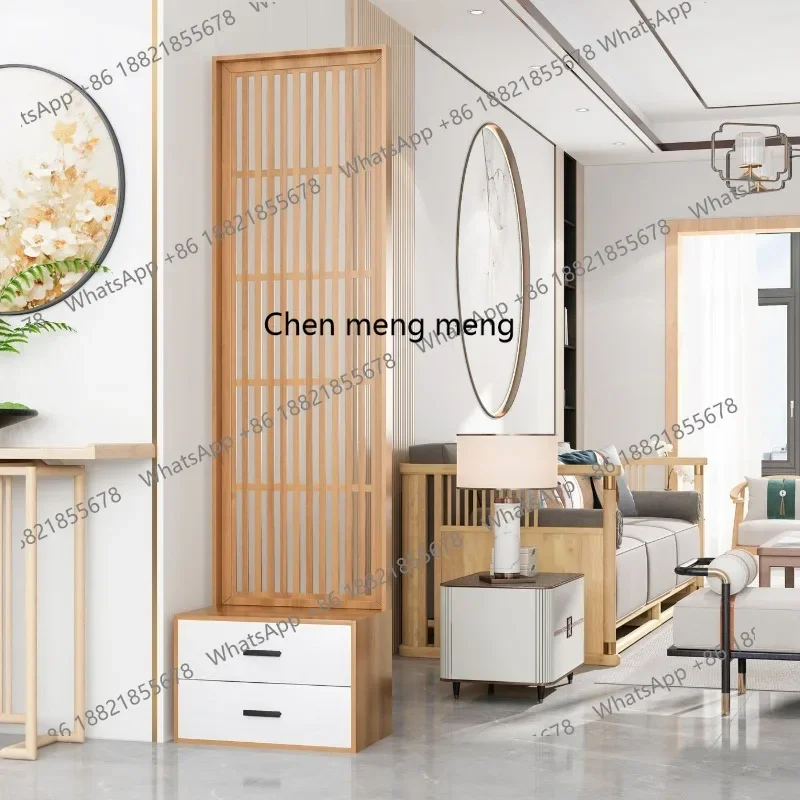 Multi-function screen partition living room entrance entrance shoe cabinet integrated simple modern decorative cabinet