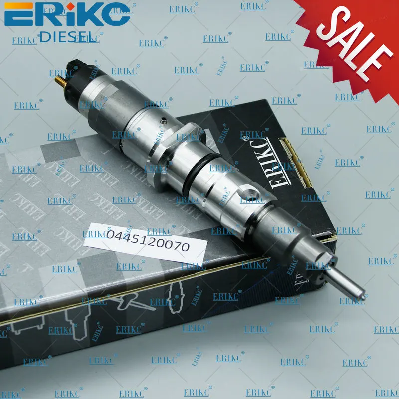 ERIKC Injector 0445120070 Diesel Parts Fuel Injector 0 445 120 070 Diesel Fuel Pump Set CR Fuel 0445 120 070 for Cummins 4930485