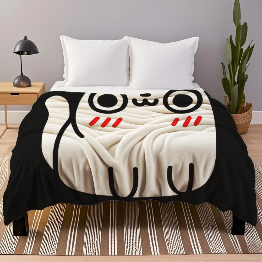 

Flannel Soft Blankets Dublin Map Grey With Ultra-Soft Touch Duvet Cover European Classical Blanket For Campers Newborns Picnic