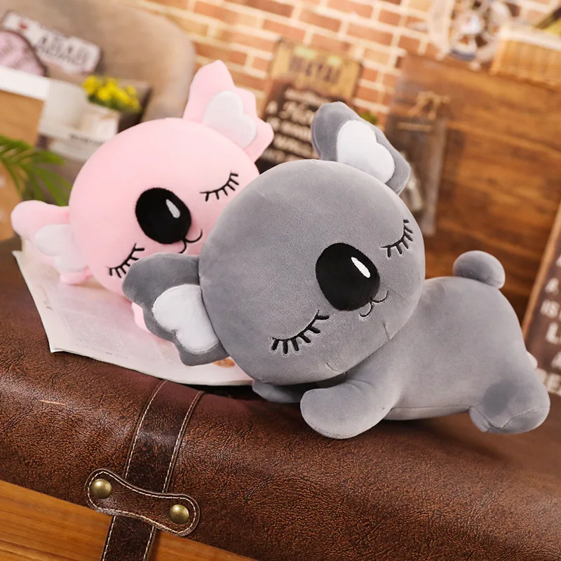 New Simulation Koala Plush Toy Soft Cartoon Animal Koala Kawaii Stuffed Doll Bed Sofa Pillow Nap Pillow Friends Christmas Gift